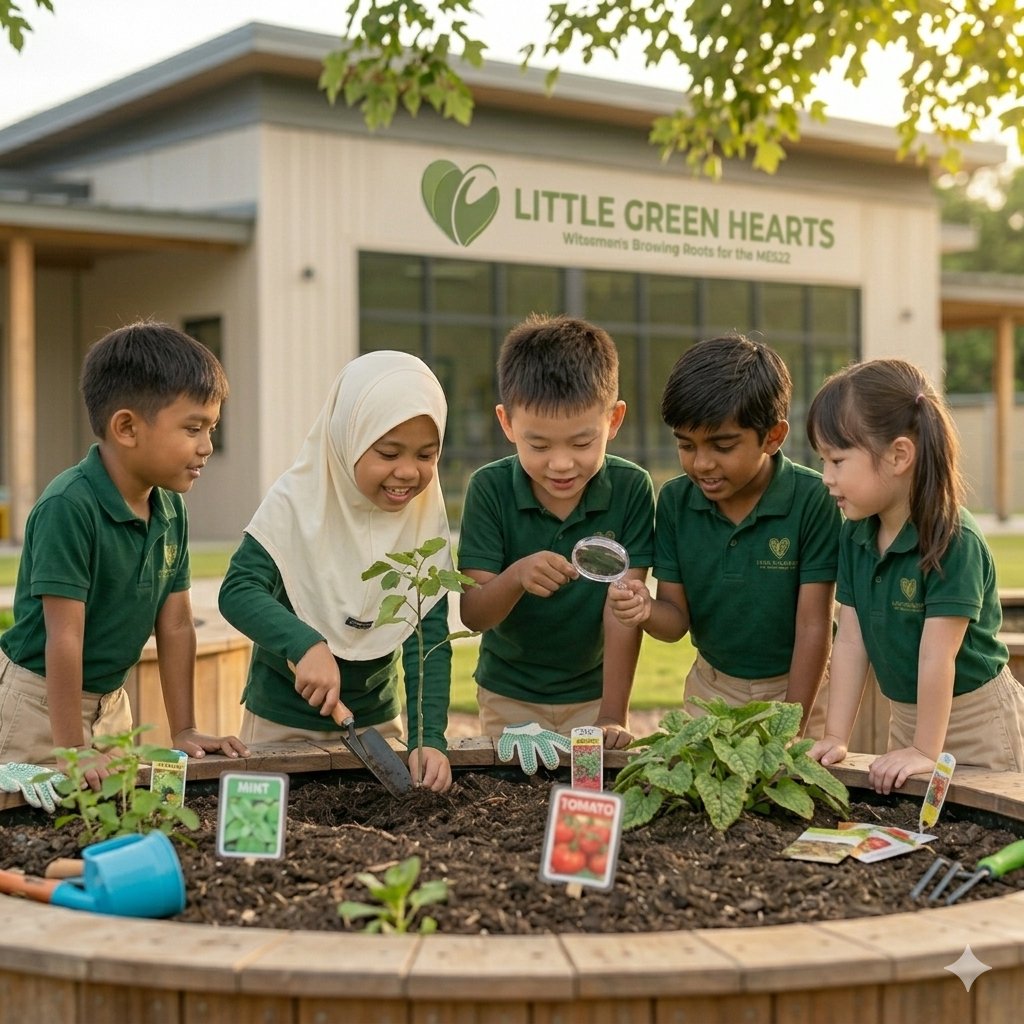 Children exploring at Little Green Hearts